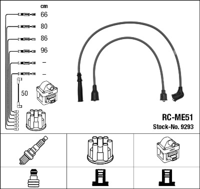 NGK Ignition Cable Kit