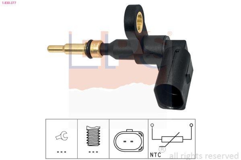 EPS Sensor, Kühlmitteltemperatur Made in Italy - OE Equivalent