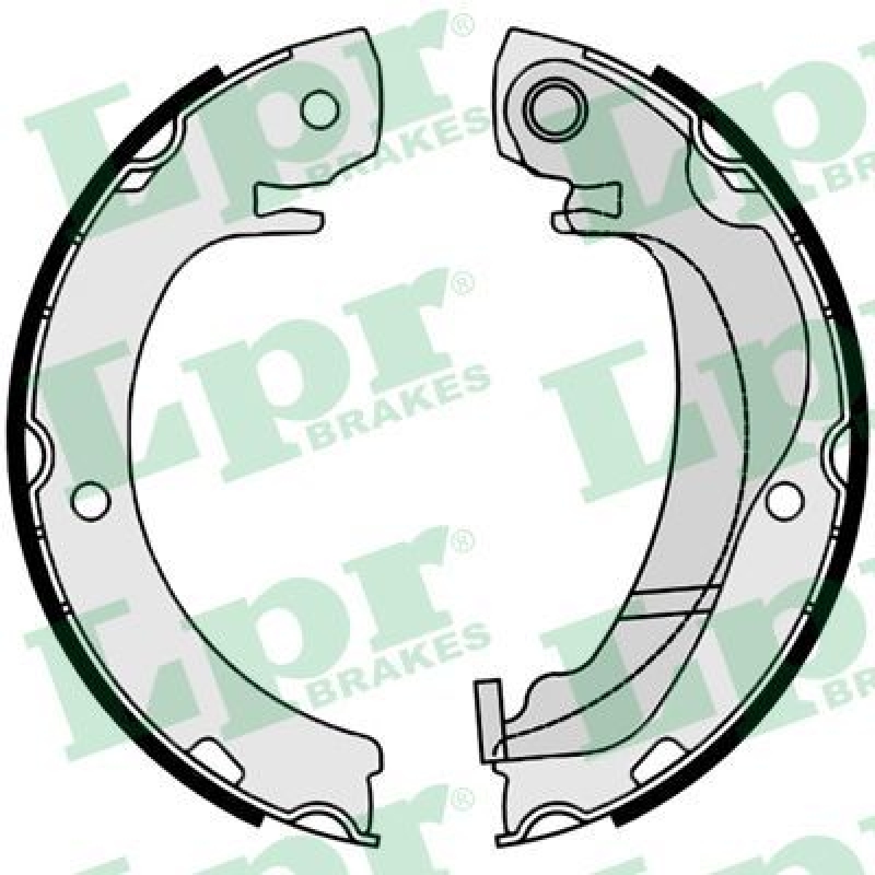 LPR Brake Shoe Set, parking brake