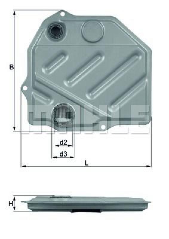 MAHLE Hydraulic Filter, automatic transmission