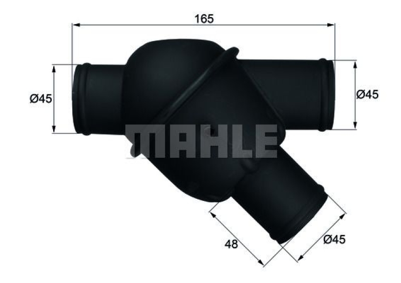 MAHLE Thermostat für Kühlmittel / Kühlerthermostat BEHR