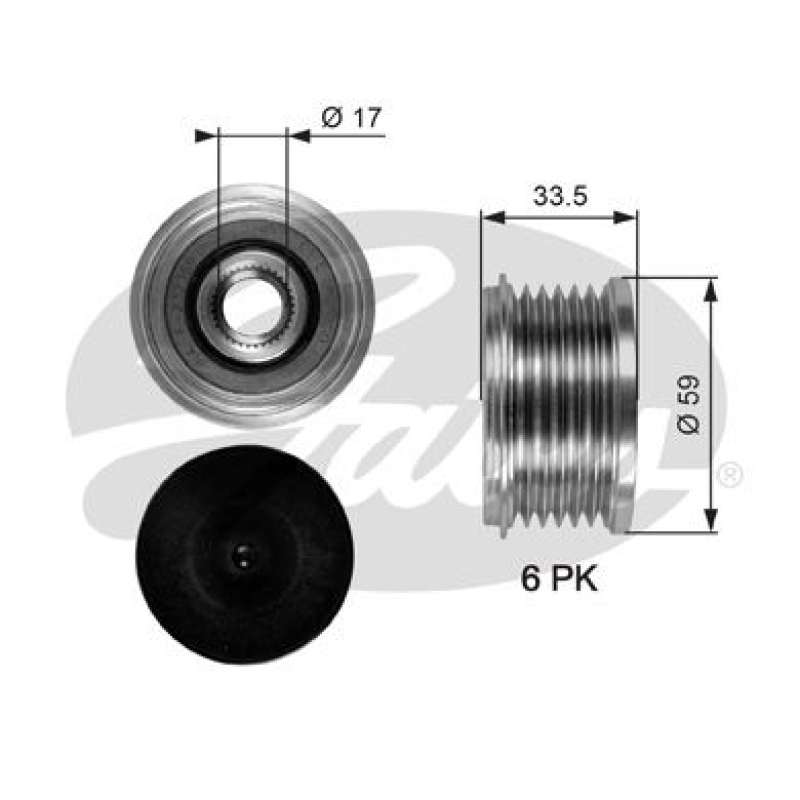 GATES Generatorfreilauf DriveAlign®