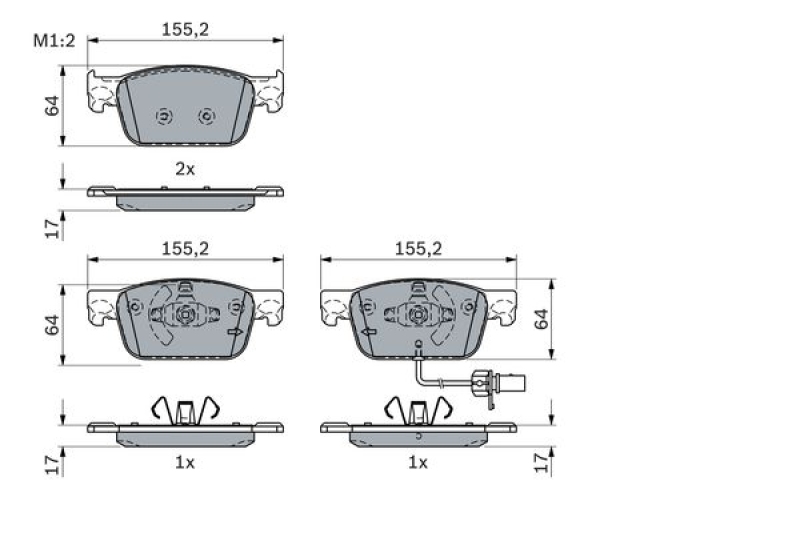 BOSCH Sensor, fuel pressure