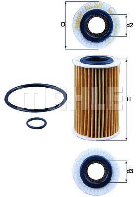 MAHLE Oil Filter