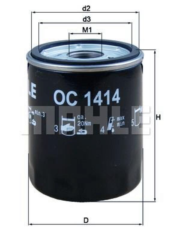 MAHLE Oil Filter