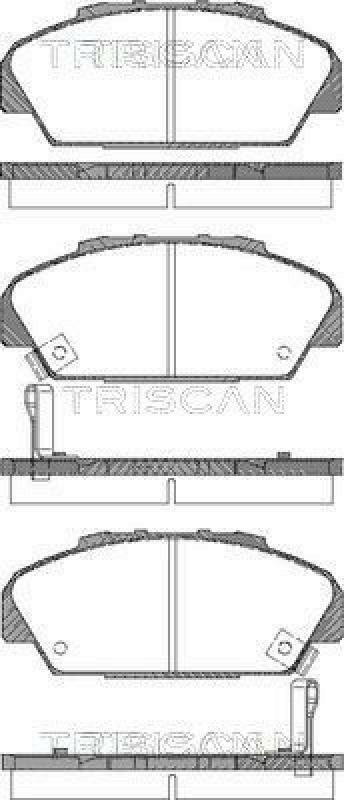 TRISCAN Bremsbelagsatz, Scheibenbremse