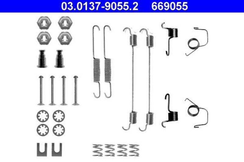 ATE Accessory Kit, brake shoes