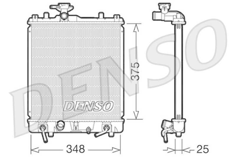 DENSO Radiator, engine cooling