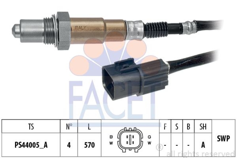 FACET Lambdasonde Made in Italy - OE Equivalent