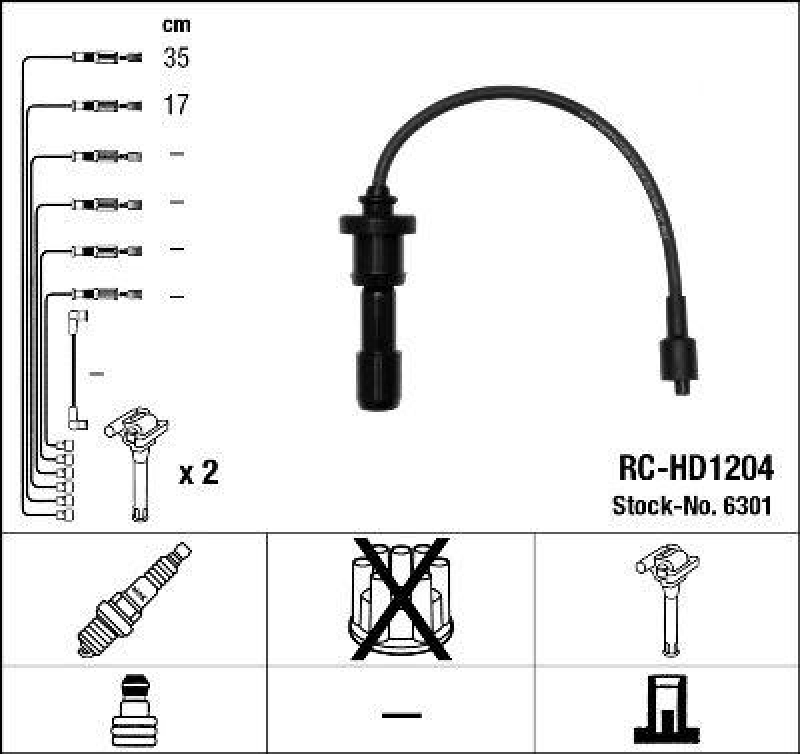 NGK Ignition Cable Kit