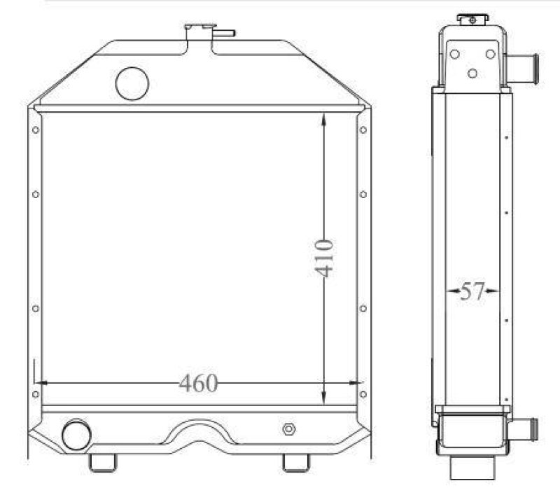 NRF Radiator, engine cooling