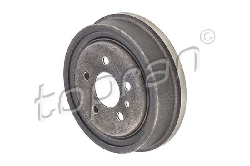 2x TOPRAN Brake Drum