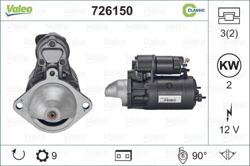 VALEO Starter REMANUFACTURED CLASSIC