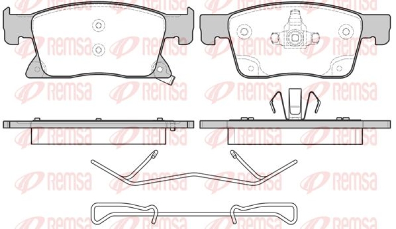 KAWE Brake Pad Set, disc brake