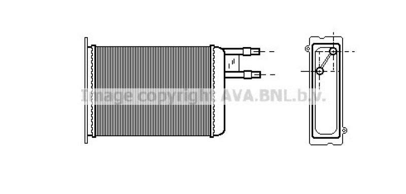 AVA QUALITY COOLING Heat Exchanger, interior heating