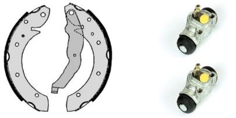 BREMBO Bremsbackensatz ESSENTIAL LINE - Standard Kit