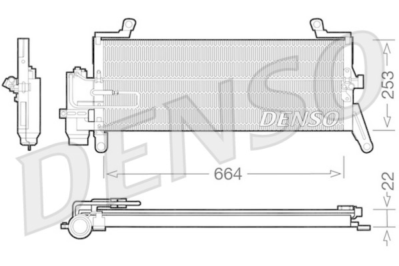 DENSO Condenser, air conditioning