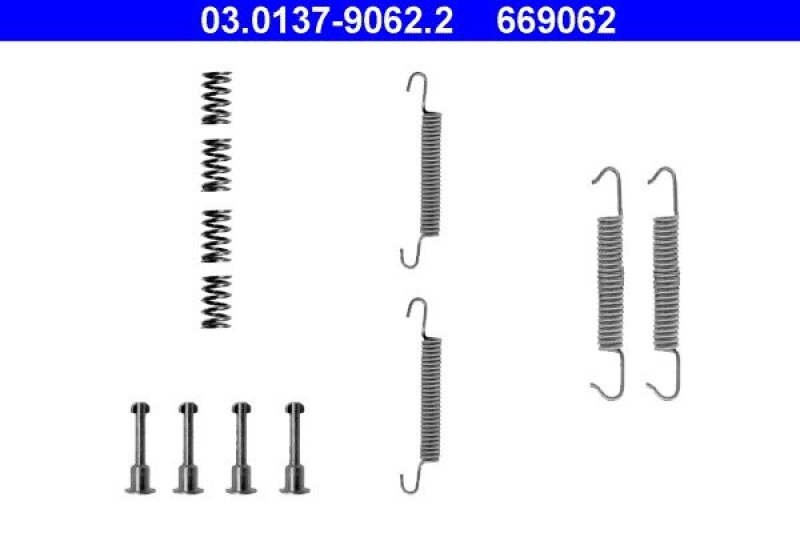 ATE Accessory Kit, parking brake shoes