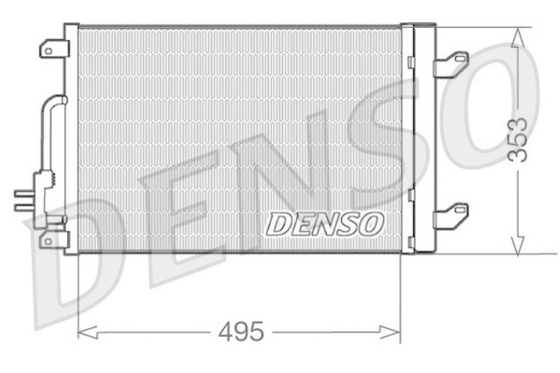 DENSO Kondensator, Klimaanlage