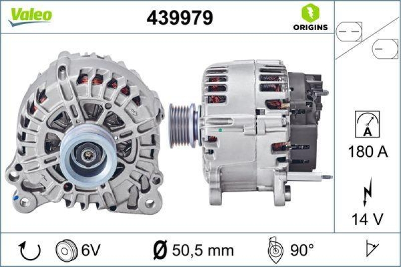 VALEO Generator VALEO ORIGINS NEW OE TECHNOLOGIE