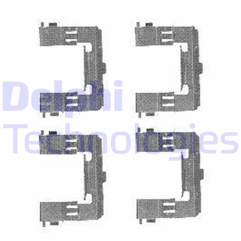 DELPHI Accessory Kit, disc brake pad