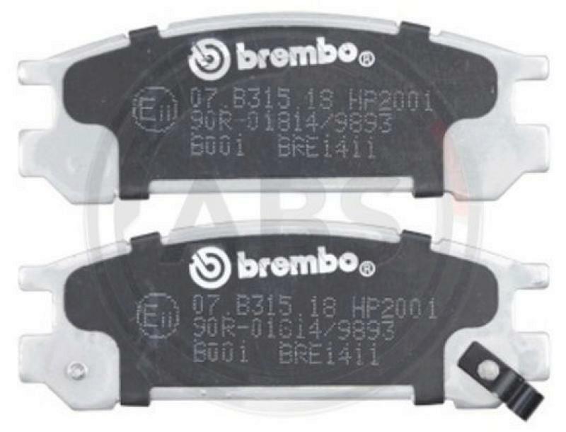 A.B.S. Brake Pad Set, disc brake SPORTLINE