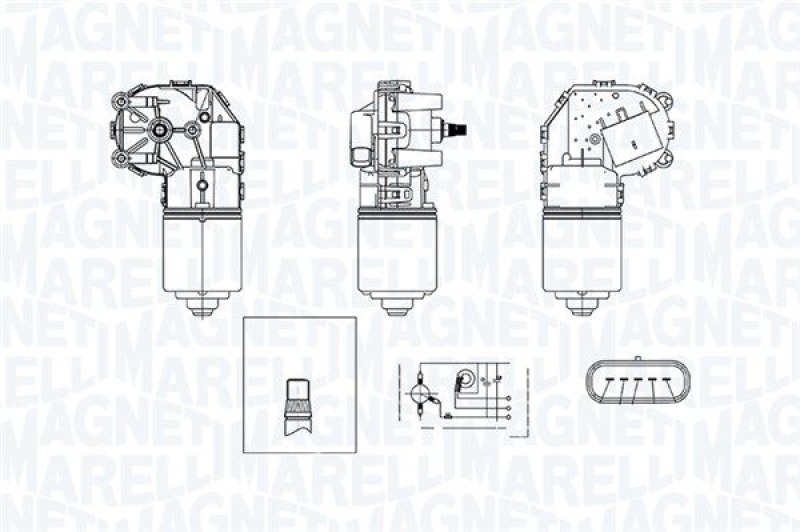 MAGNETI MARELLI Wischermotor