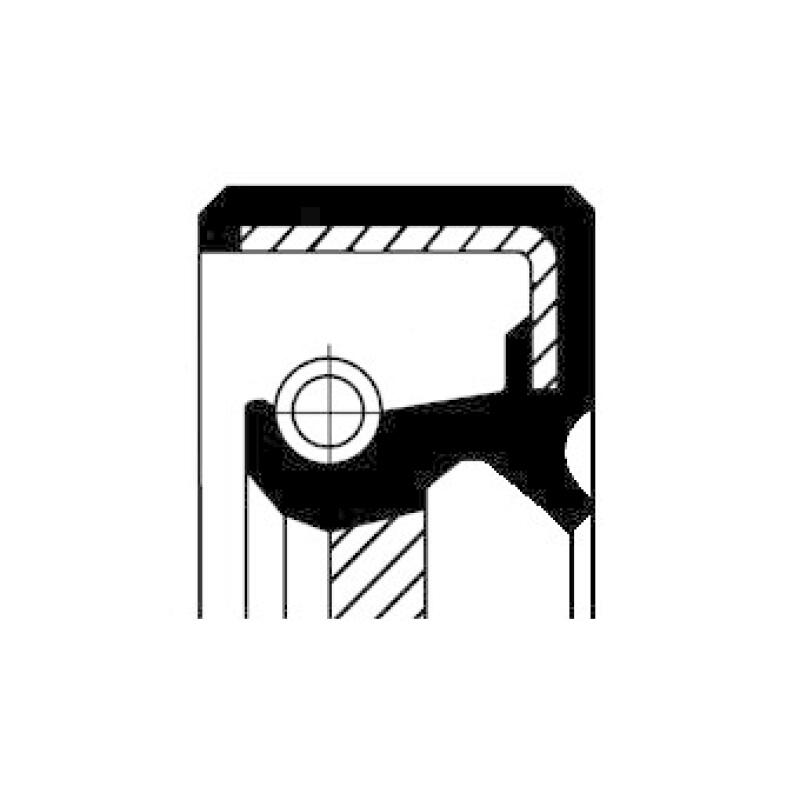 CORTECO Shaft Seal, crankshaft