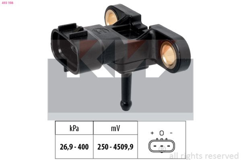 KW Luftdrucksensor, Höhenanpassung Made in Italy - OE Equivalent