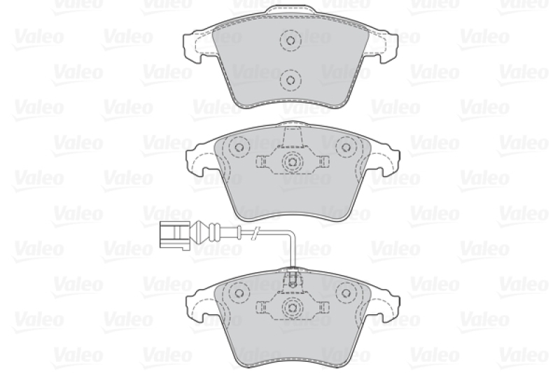 VALEO Brake Pad Set, disc brake FIRST