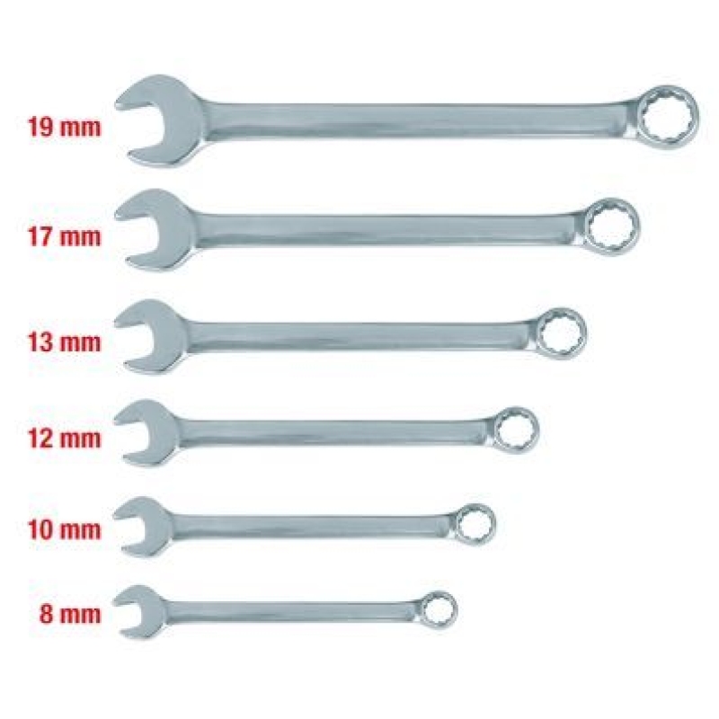 KS TOOLS Spanner Set, ring / open ended