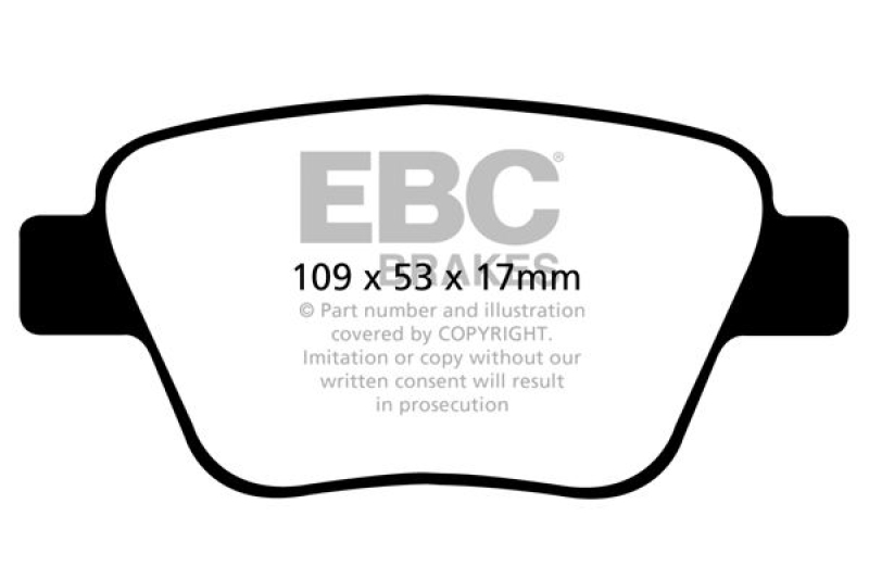 EBC Brakes Brake Pad Set, disc brake