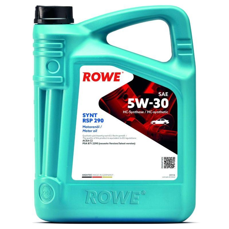 ROWE Motoröl 5L Liter HIGHTEC SYNT RSP 290 SAE 5W-30