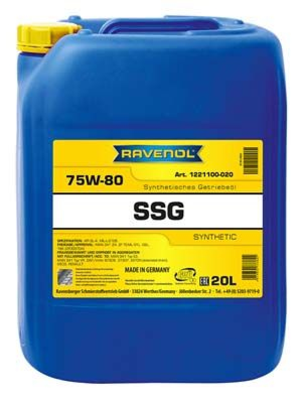 RAVENOL Getriebeöl RAVENOL SSG SAE 75W-80