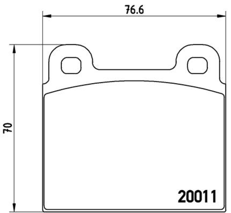 BREMBO Brake Pad Set, disc brake PRIME LINE