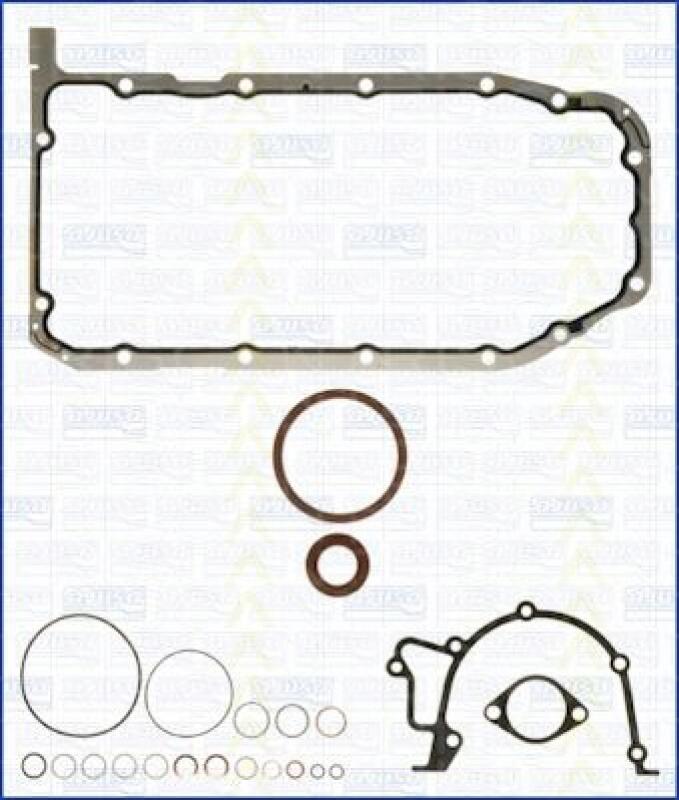 TRISCAN Gasket Set, crank case