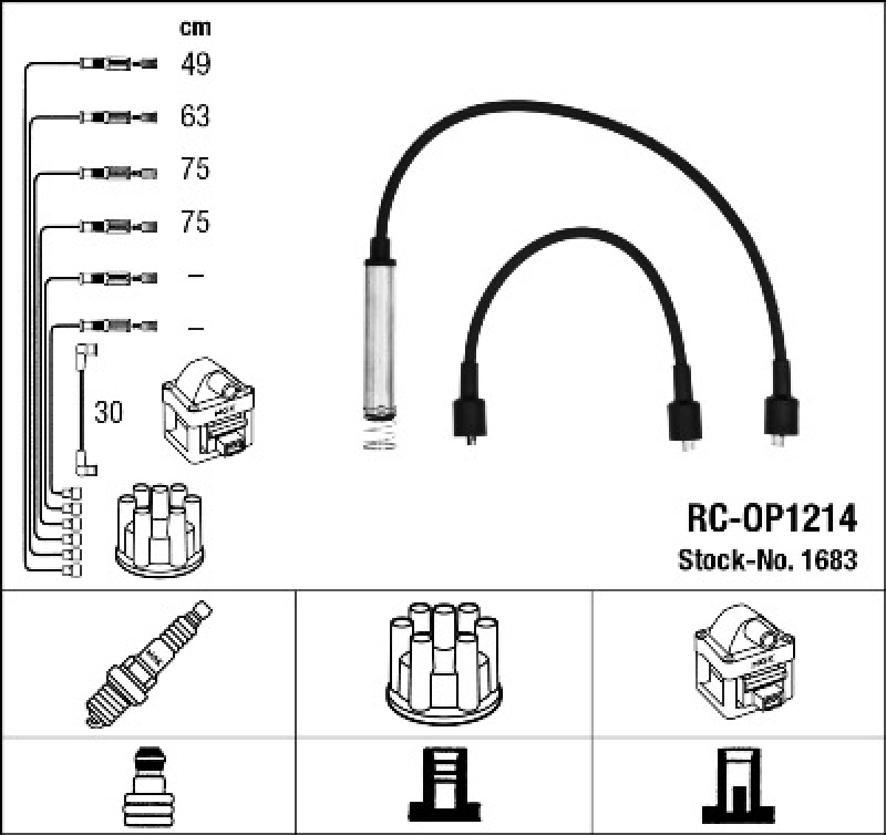 NGK Ignition Cable Kit