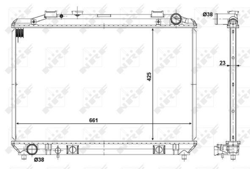 NRF Radiator, engine cooling