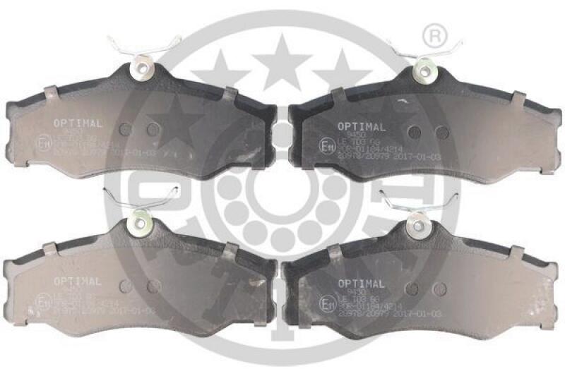 OPTIMAL Brake Pad Set, disc brake