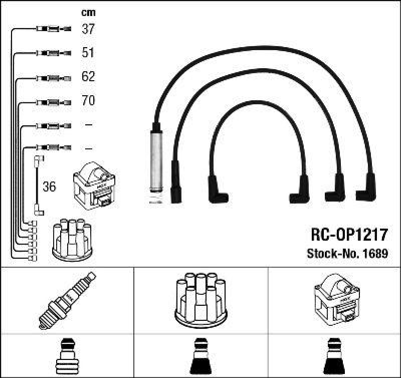 NGK Ignition Cable Kit