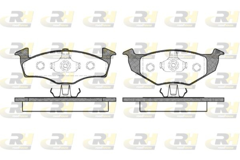 ROADHOUSE Brake Pad Set, disc brake