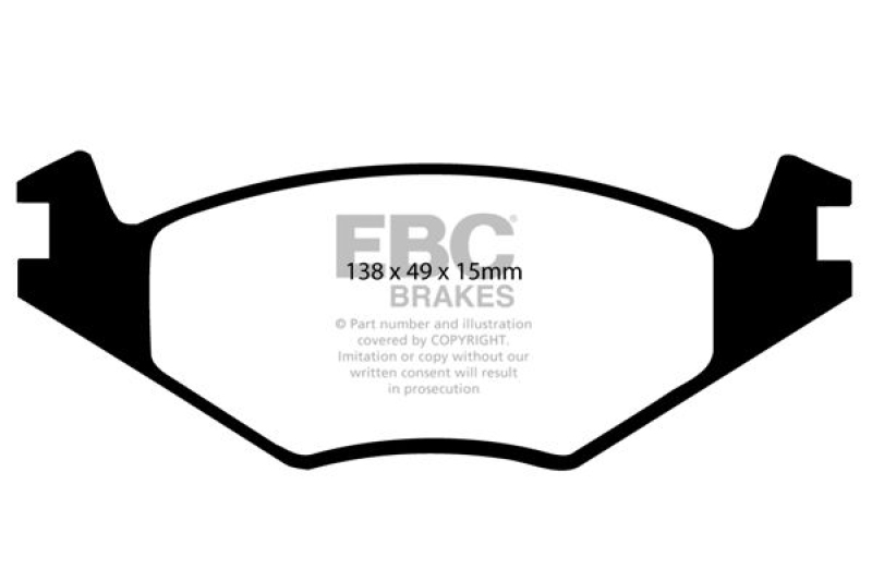 EBC Brakes Brake Pad Set, disc brake