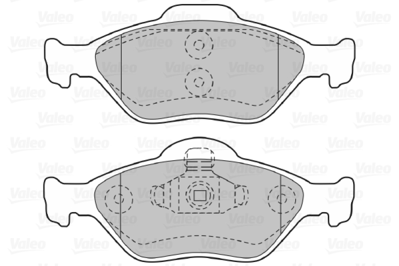 VALEO Brake Pad Set, disc brake