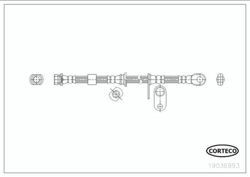 CORTECO Brake Hose