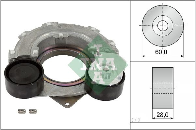 INA Belt Tensioner, V-ribbed belt