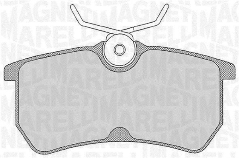 MAGNETI MARELLI Bremsbelagsatz, Scheibenbremse