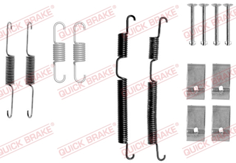 QUICK BRAKE Zubehörsatz Bremsbacken Trommelbremse Montagesatz