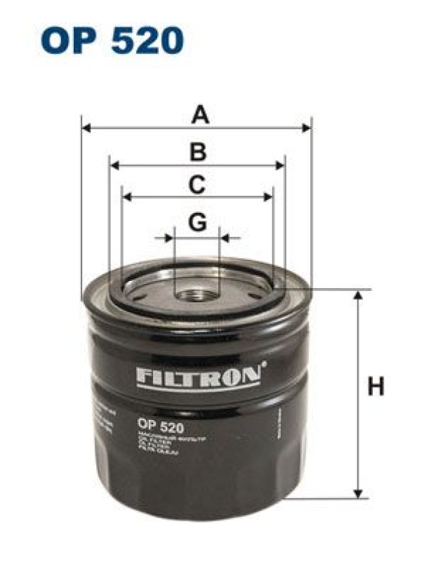 FILTRON Filter, operating hydraulics