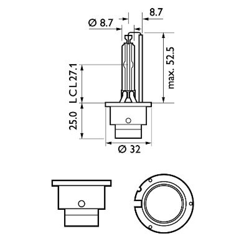 PHILIPS Glühlampe Xenon Vision