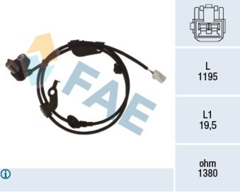 FAE Sensor, Raddrehzahl